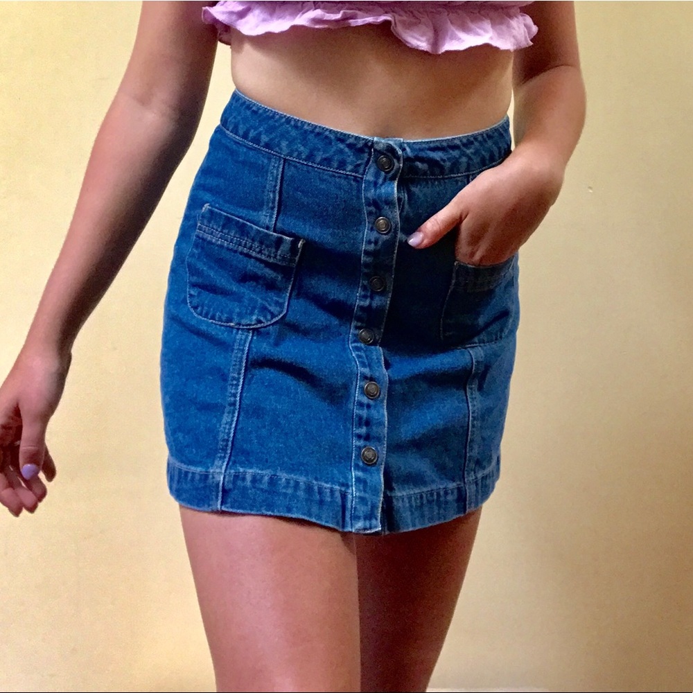 Denim skirt